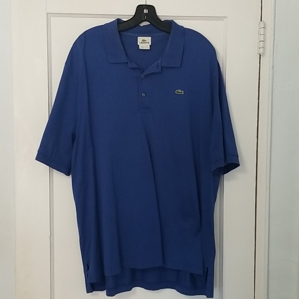 LACOSTE BLUE POLO SHIRT